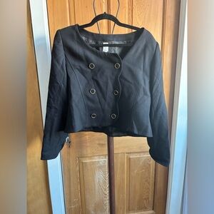 Vintage Ungaro Black Double-Breasted Women's Jacket